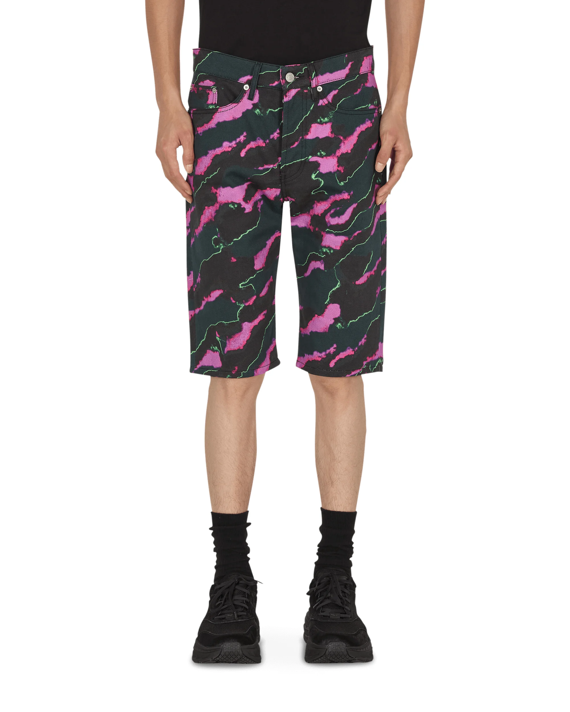 Len Lye Penna Tris Shorts Pink - 1