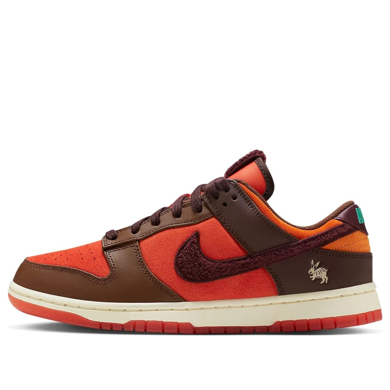 Nike Dunk Low '년 토끼 - 브라운 오렌지' FD4203-661 - 1