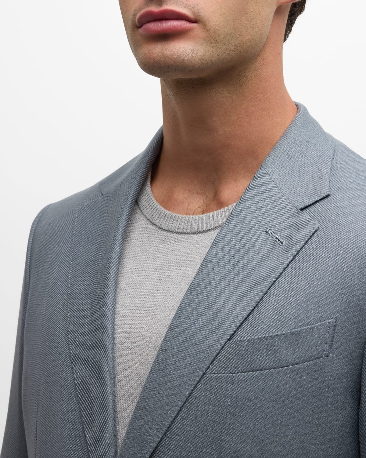 Men's Cashmere-Blend Twill Sport Coat - 2