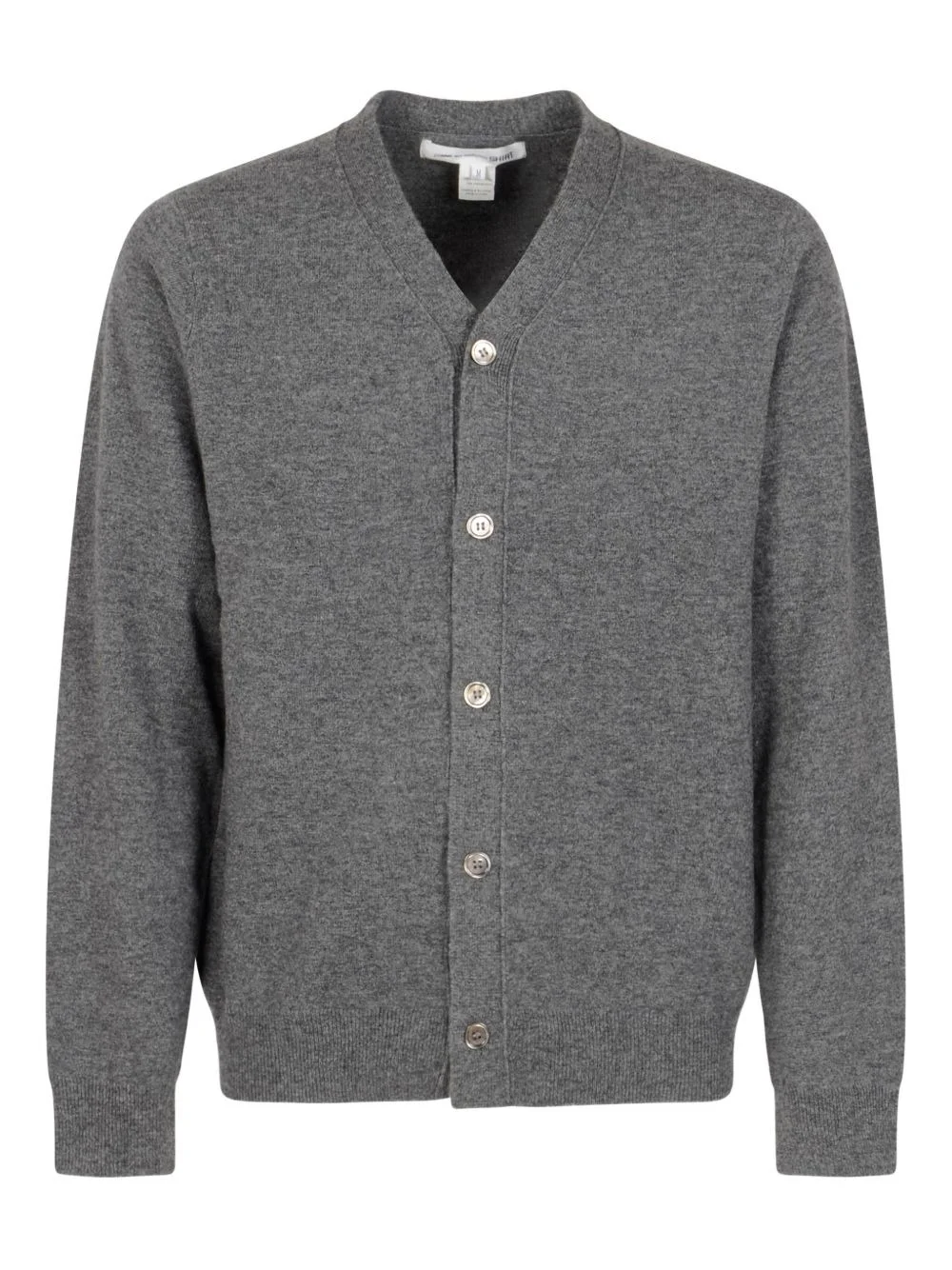 button-front wool cardigan - 1