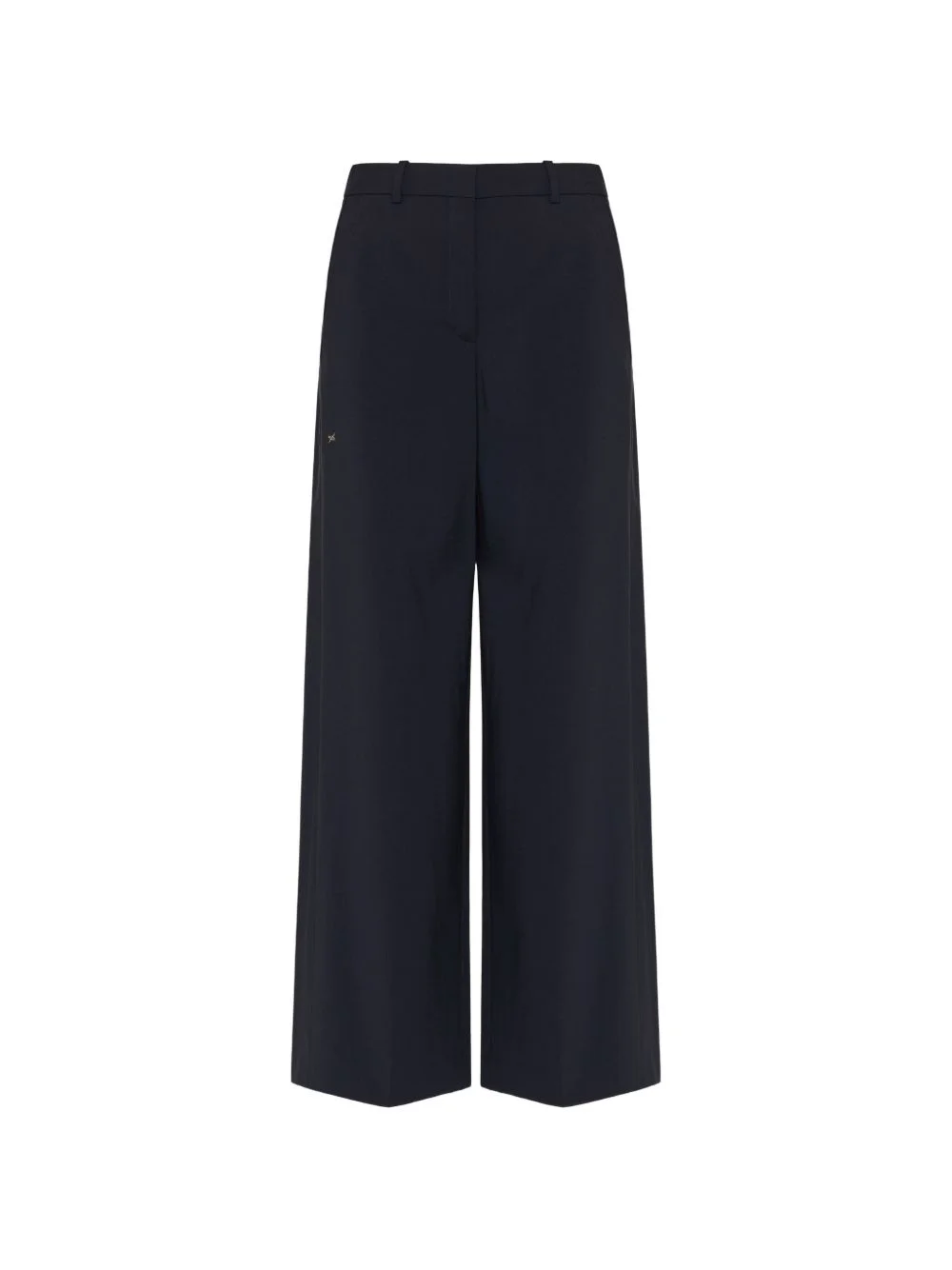 pleated wide-leg trousers - 1