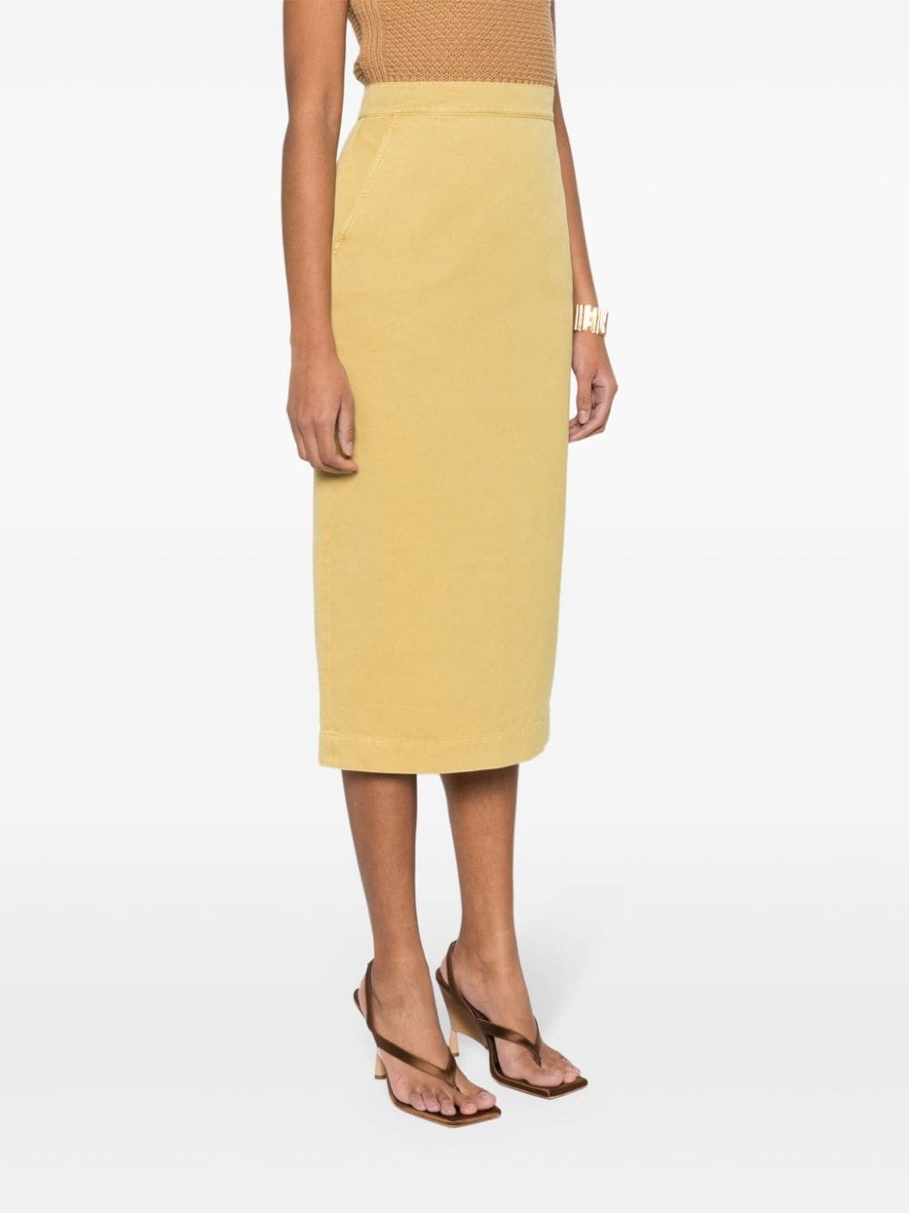 Denver midi twill skirt - 3