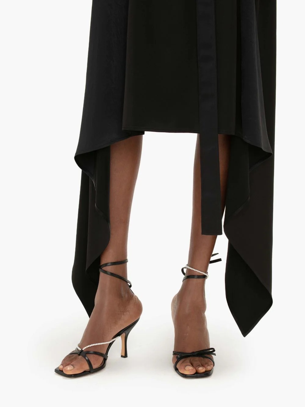 ASYMMETRIC MIDI SKIRT - 5
