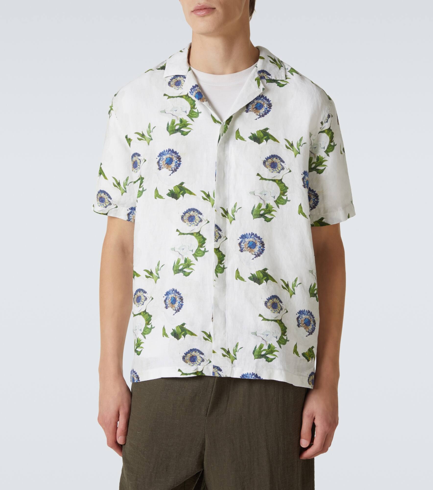 Maitan floral linen shirt - 3