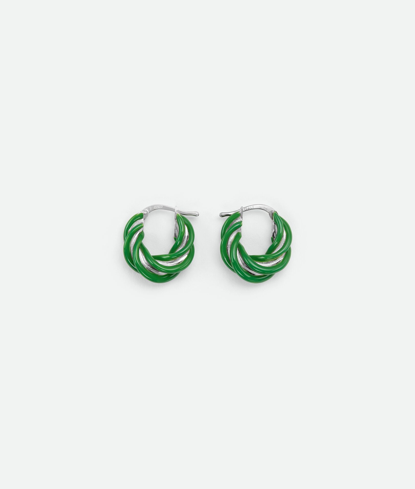 ピアス BOTTEGA VENETA SS23 PILLAR HOOP EARRINGS (731898_VAHU48822) Bottega Veneta Pillar hoop earrings | danielloboutique