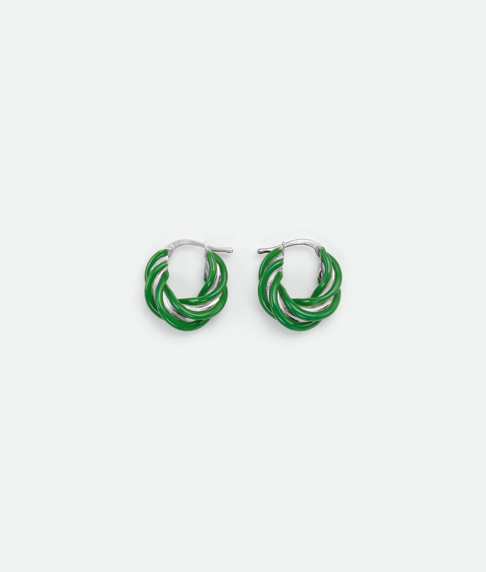 Pillar Twisted Hoop Earrings - 1