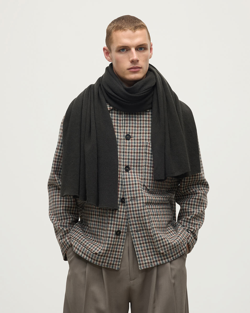 Gauzy Cashmere Grey Travel Stole - 2
