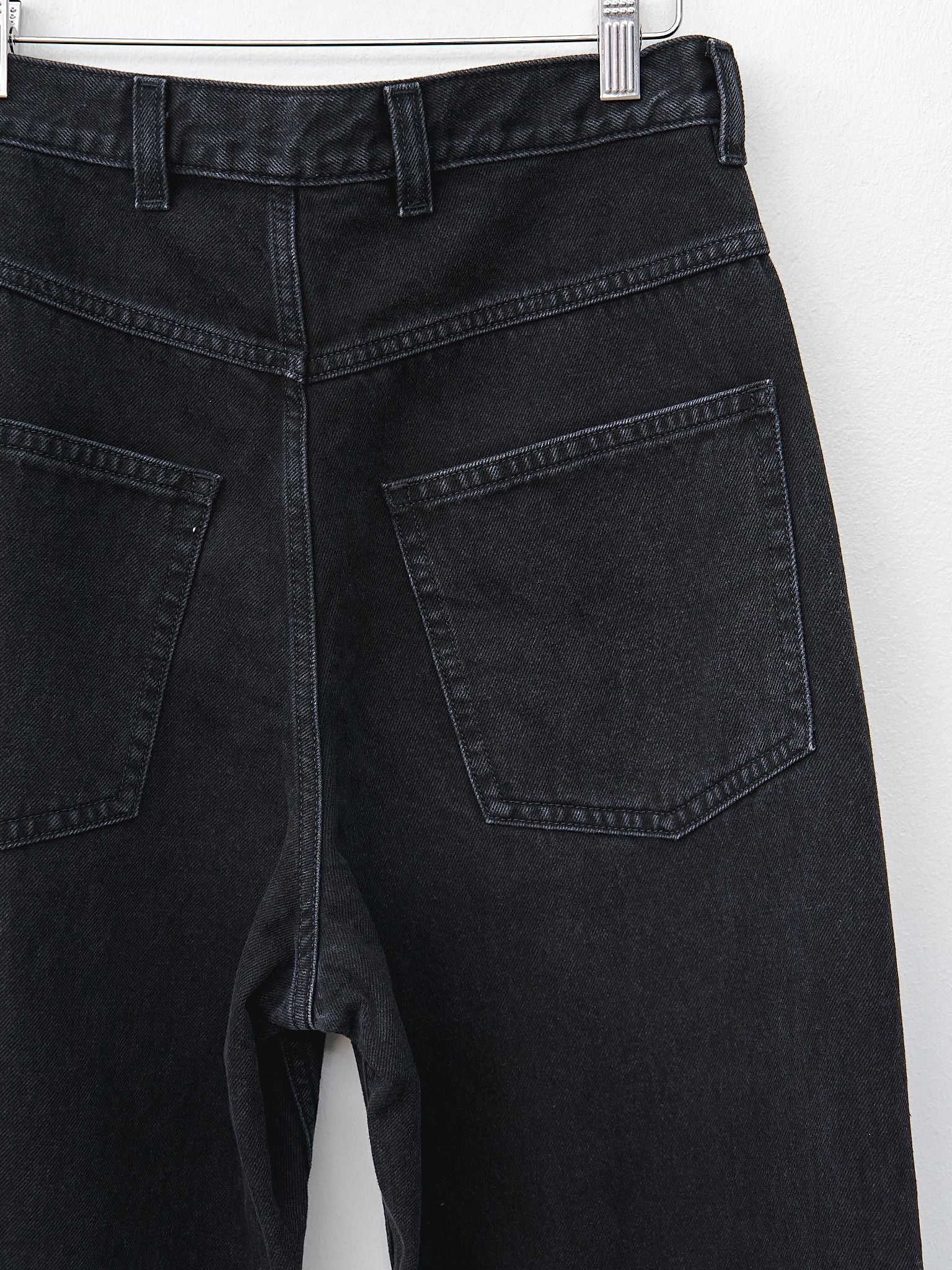 Peggy Denim - Black Cotton Denim - 8