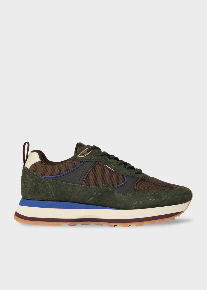 Khaki 'Banks' Trainers 1