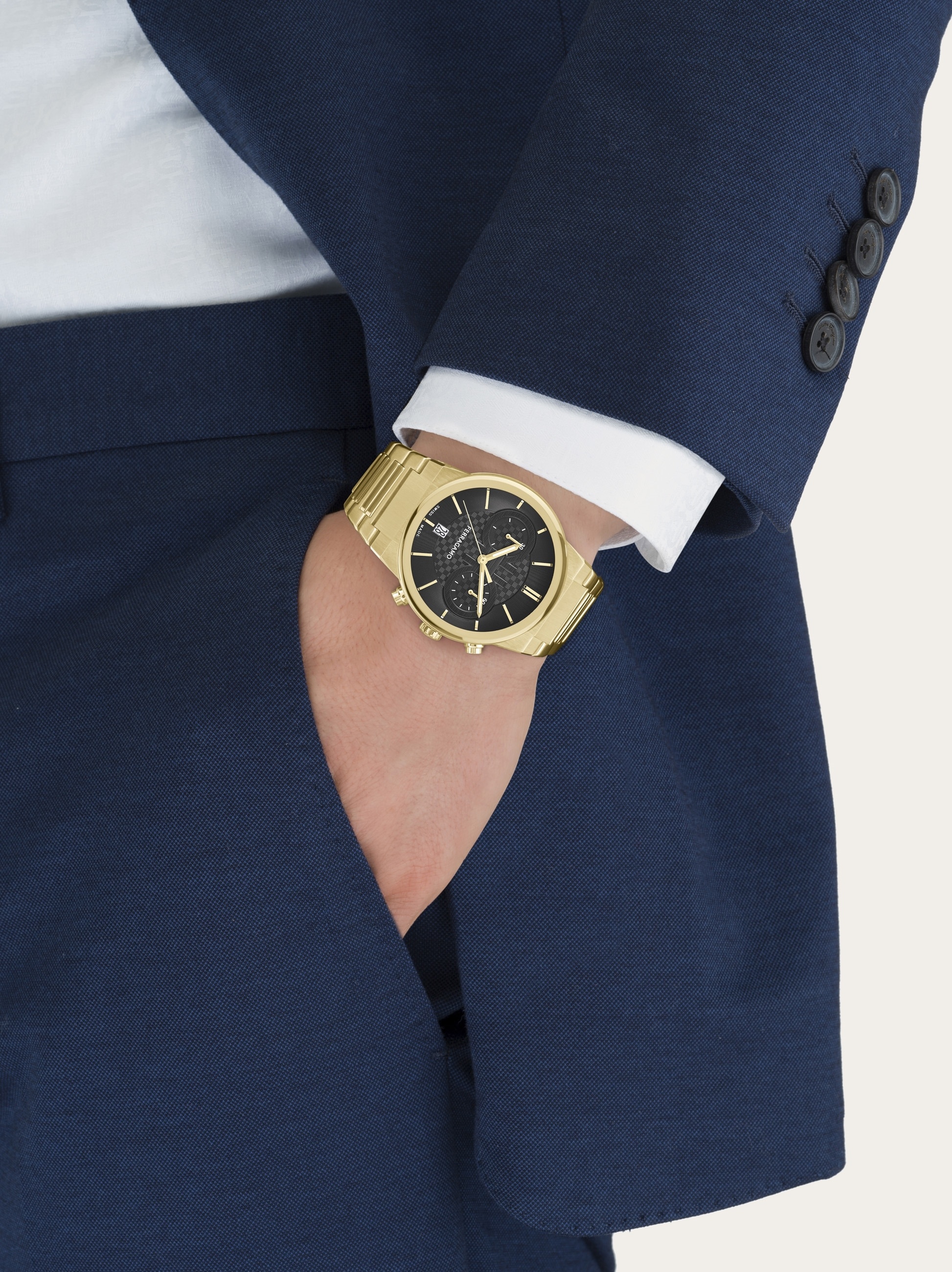 Ferragamo Sapphire Chrono watch - 4