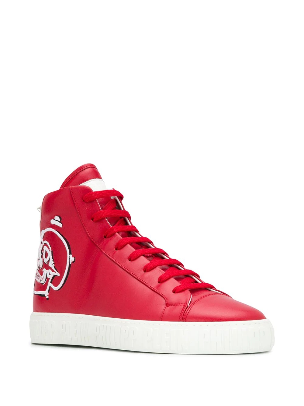 Skull high-top sneakers - 2