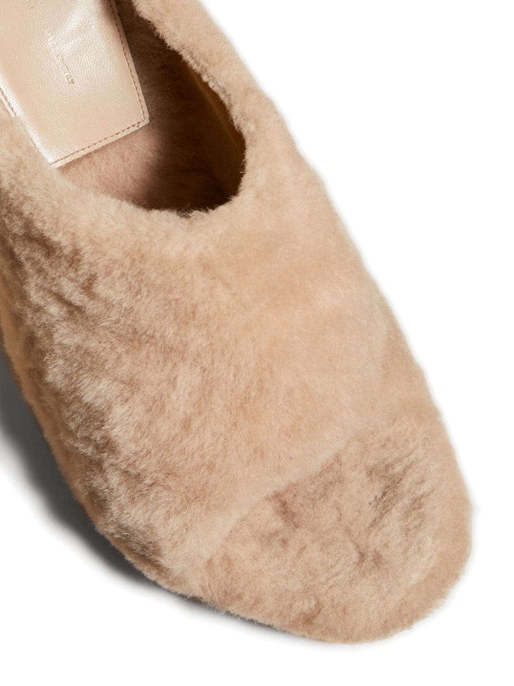 Marion 90mm shearling mules - 3