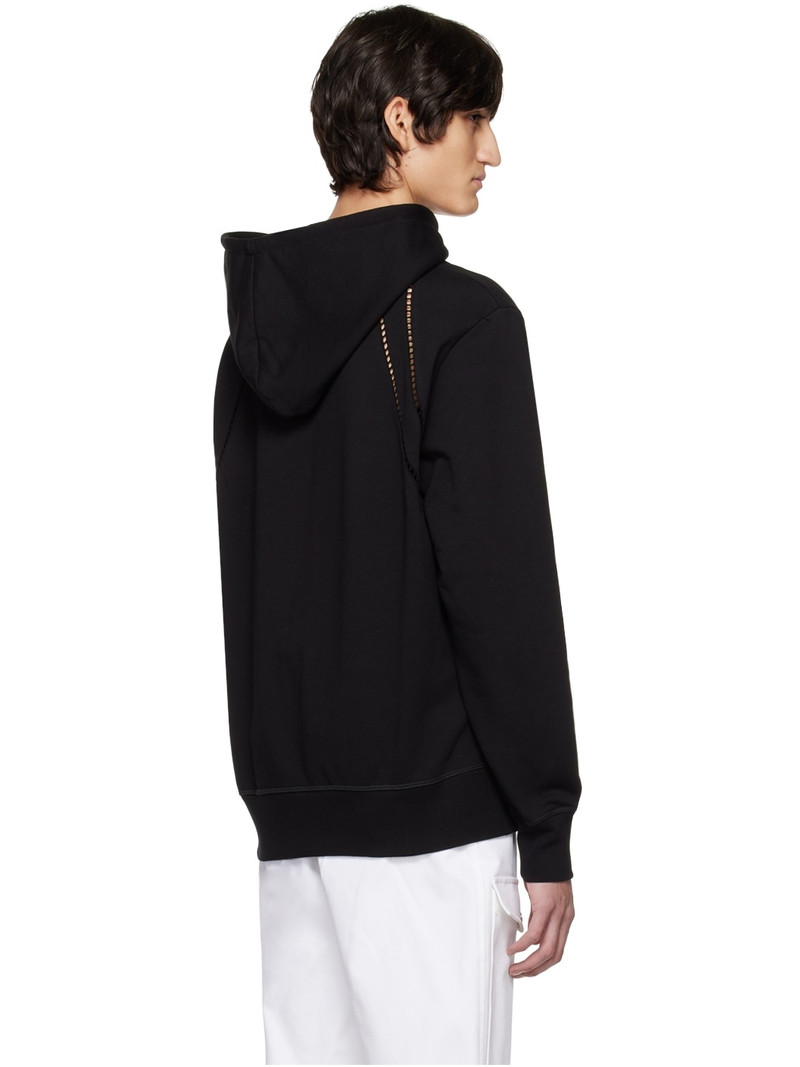 Black Cutout Hoodie 3