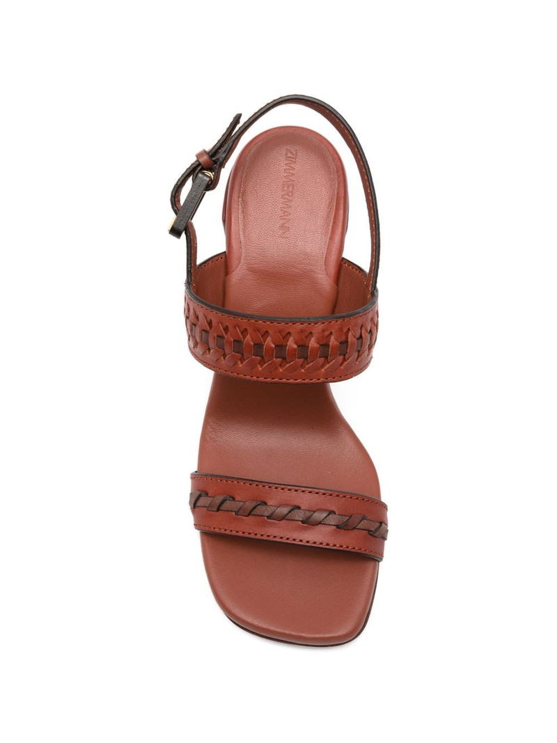 Zimmermann Alchemy leather sandals outlook