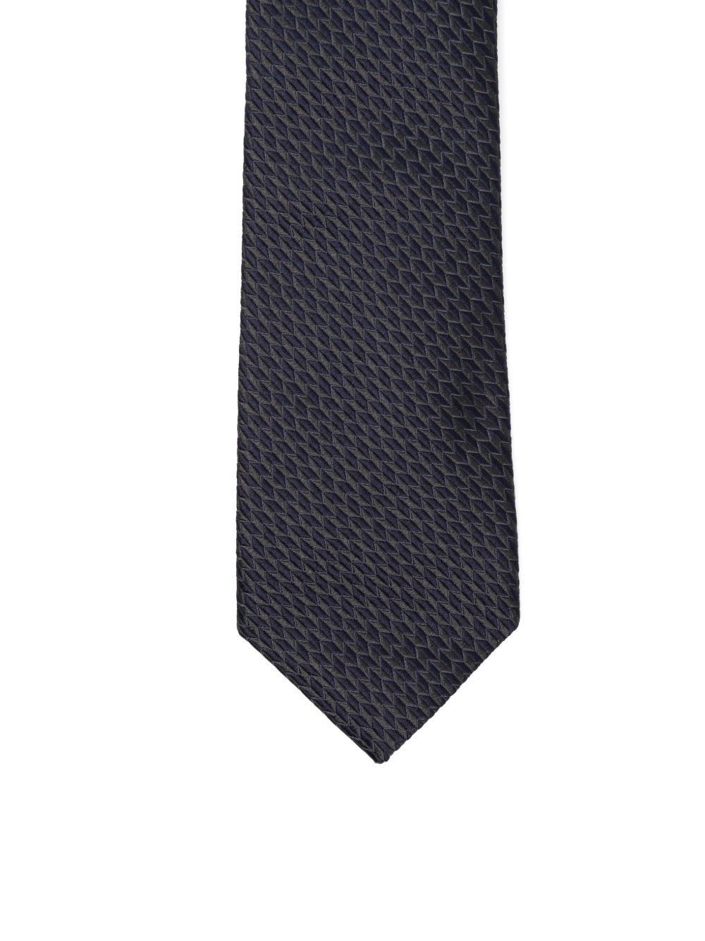GEOMETRIC-PRINT SILK TIE - 3