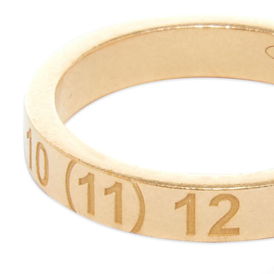 Maison Margiela Maison Margiela Embossed Number Logo Band Ring outlook