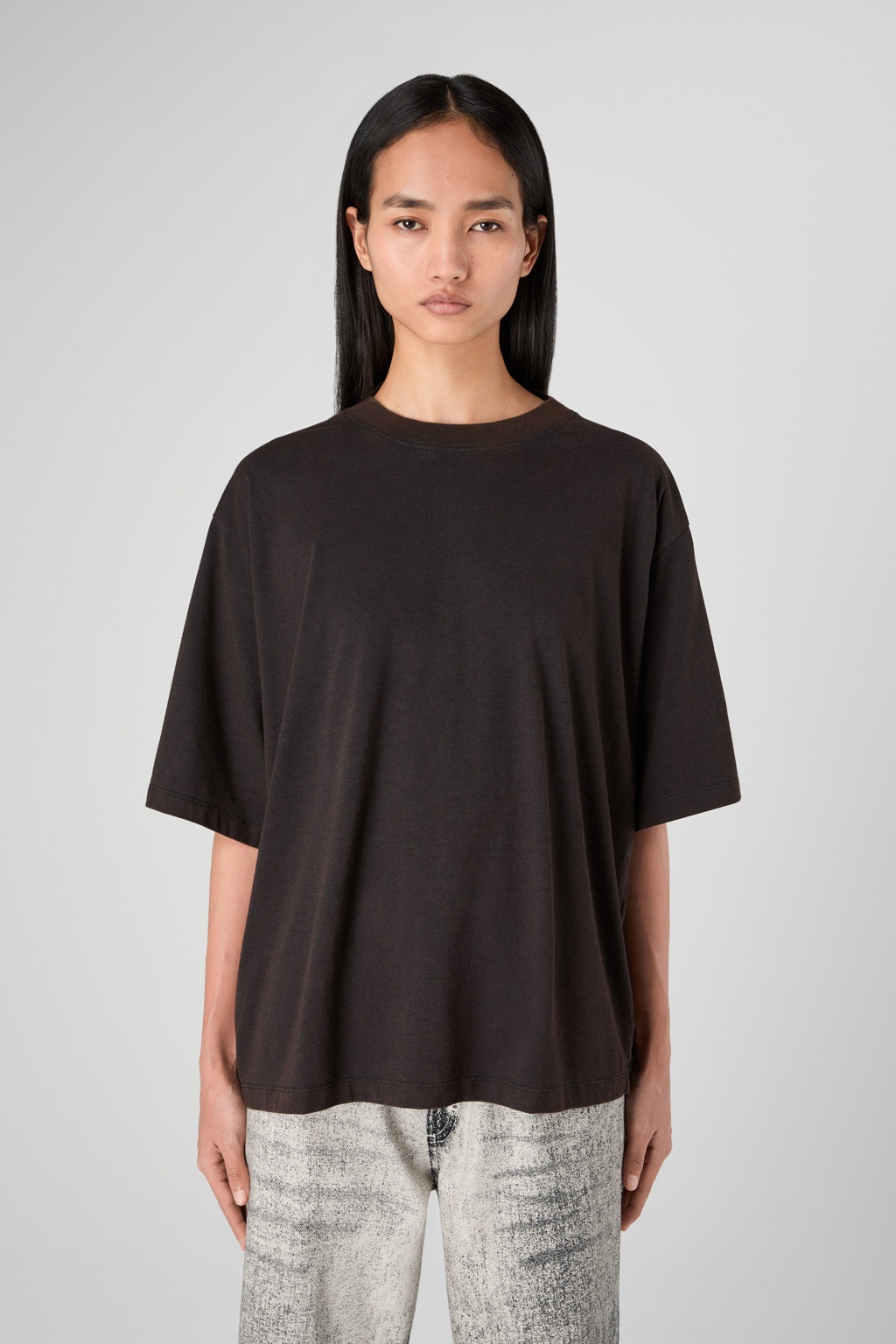 Faded Black Boxy T-shirt - 2