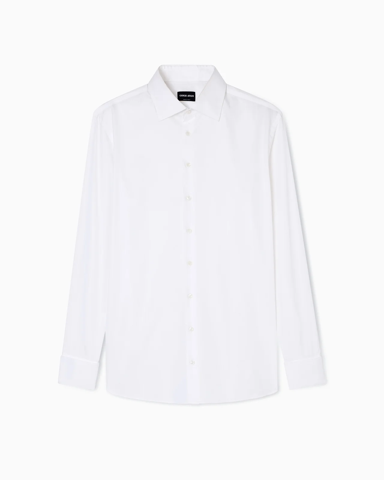 REGULAR-FIT SHIRT IN LUXURY COTTON TWILL - 1