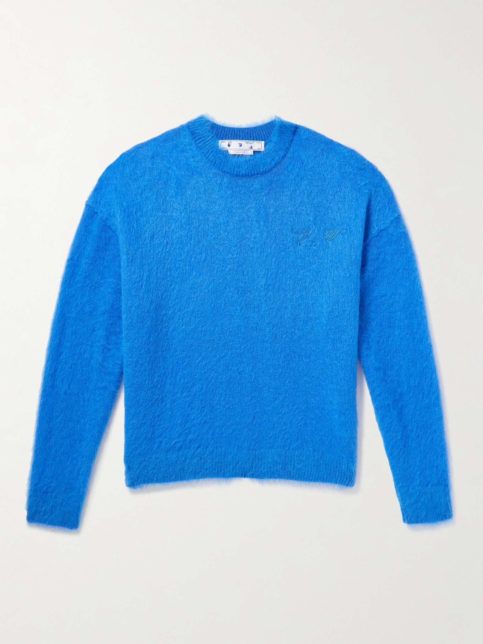 ◆AECA WHITE BIG LOGO WOOL KNIT/5色◆ genzai Big Logo Knit – YZ