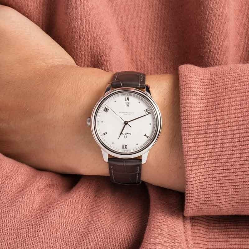 Pre-owned Omega De Ville Prestige Silver Roman Dial - 4