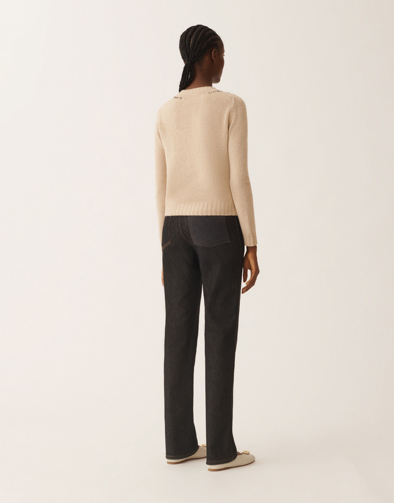 Platinum sweater with embroidery 4