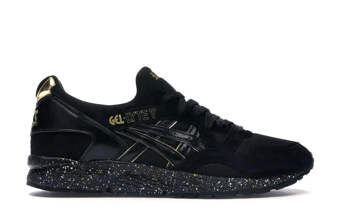 ASICS Gel-Lyte V atmos Black and Gold - 1