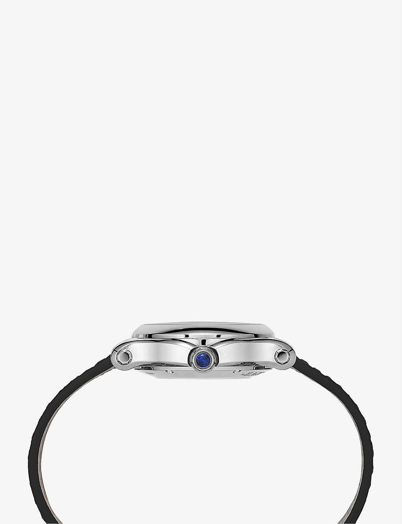Chopard Happy Sport stainless-steel, alligator-embossed leather and 0.25ct diamond self-winding mechanical w outlook