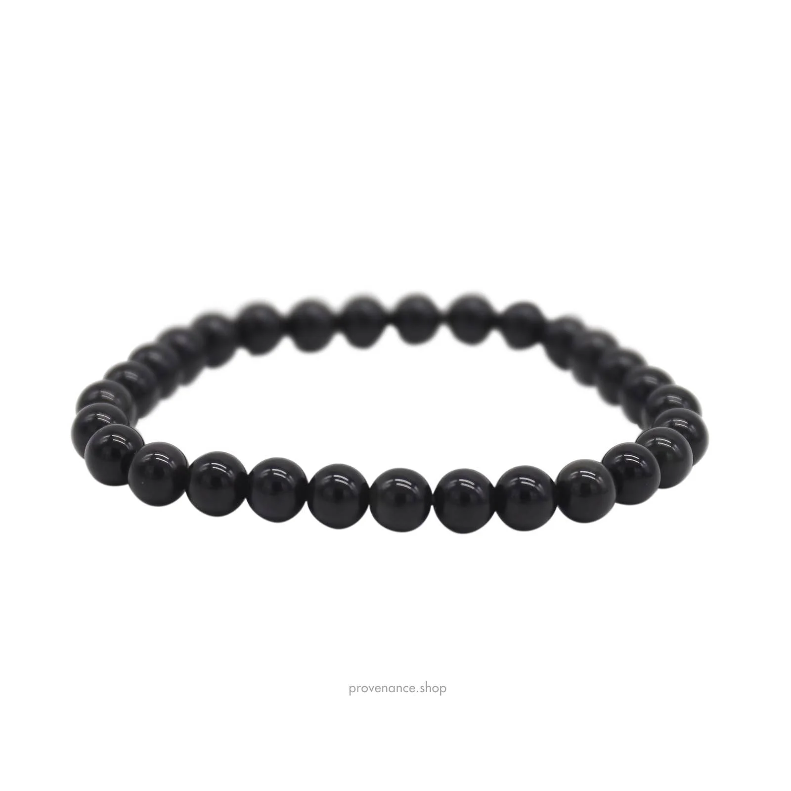 Bracelet - Black Onyx 6mm. - 1
