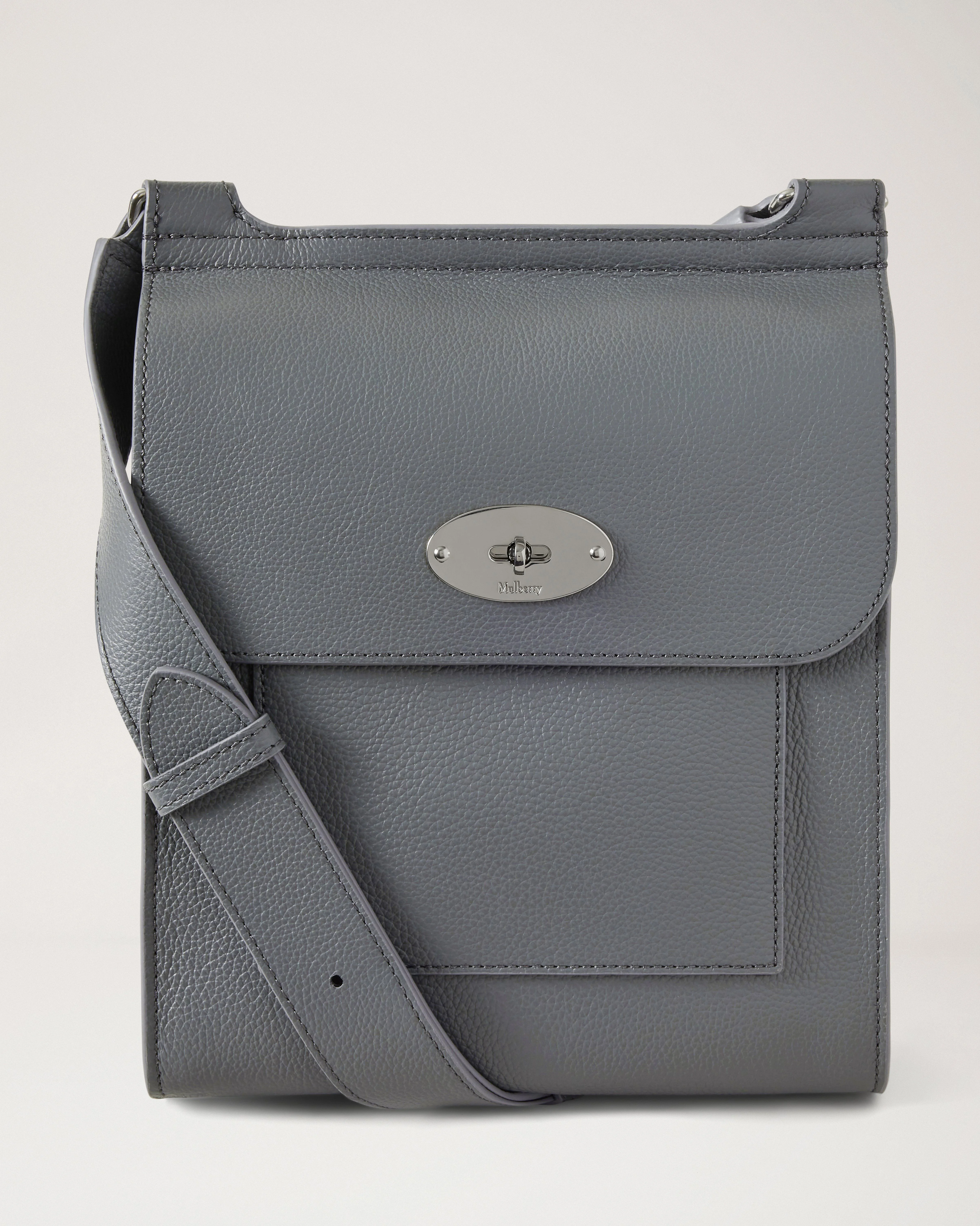 Antony Foggy Grey Small Classic Grain - 1