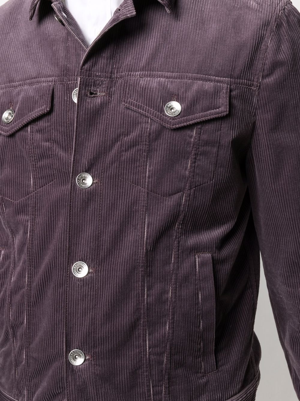 corduroy shirt jacket - 5