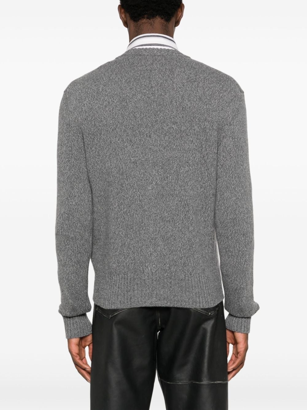 V-neck knit cardigan - 5