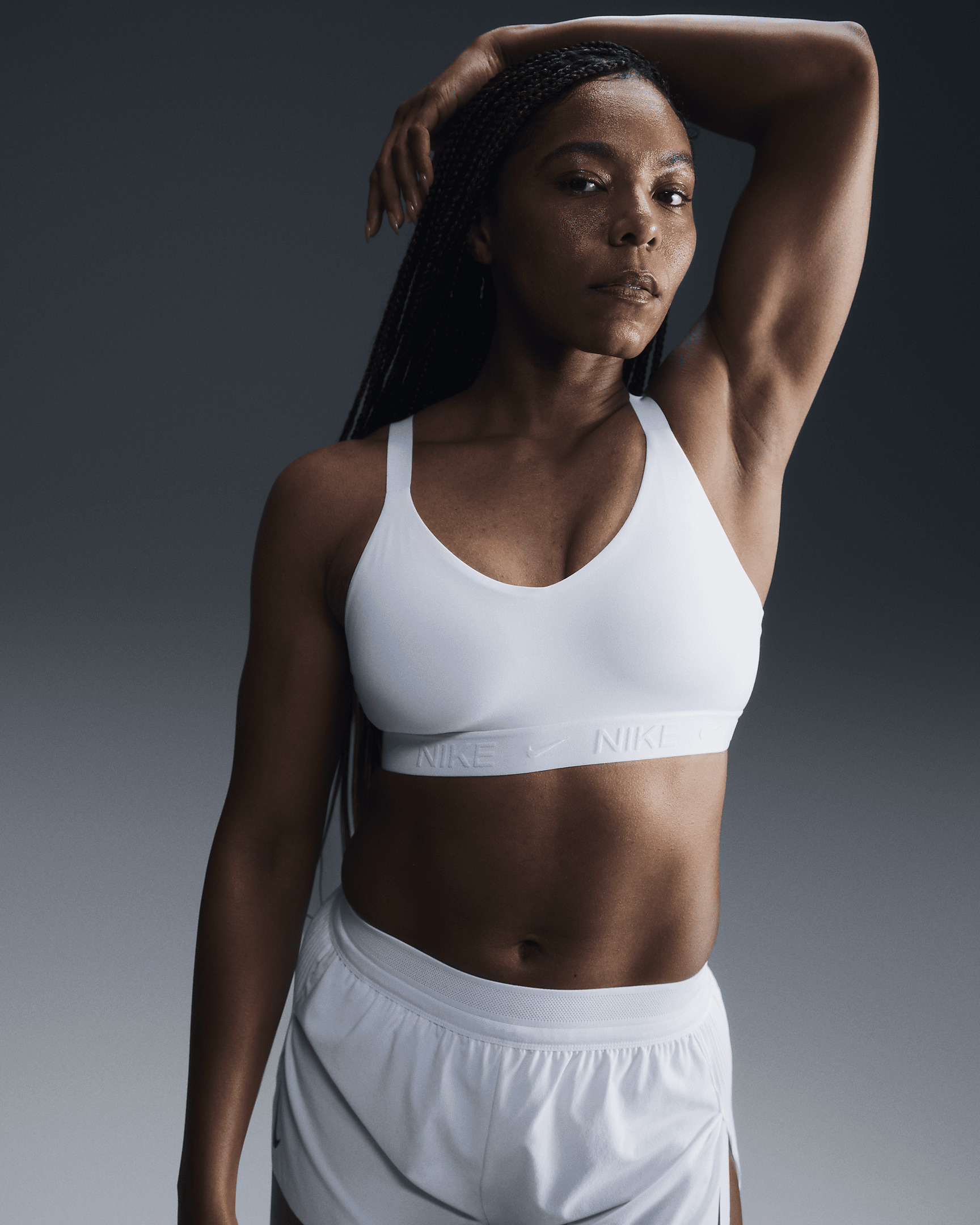 Nike Indy Medium Support Women's Padded Adjustable Sports Bra - 1