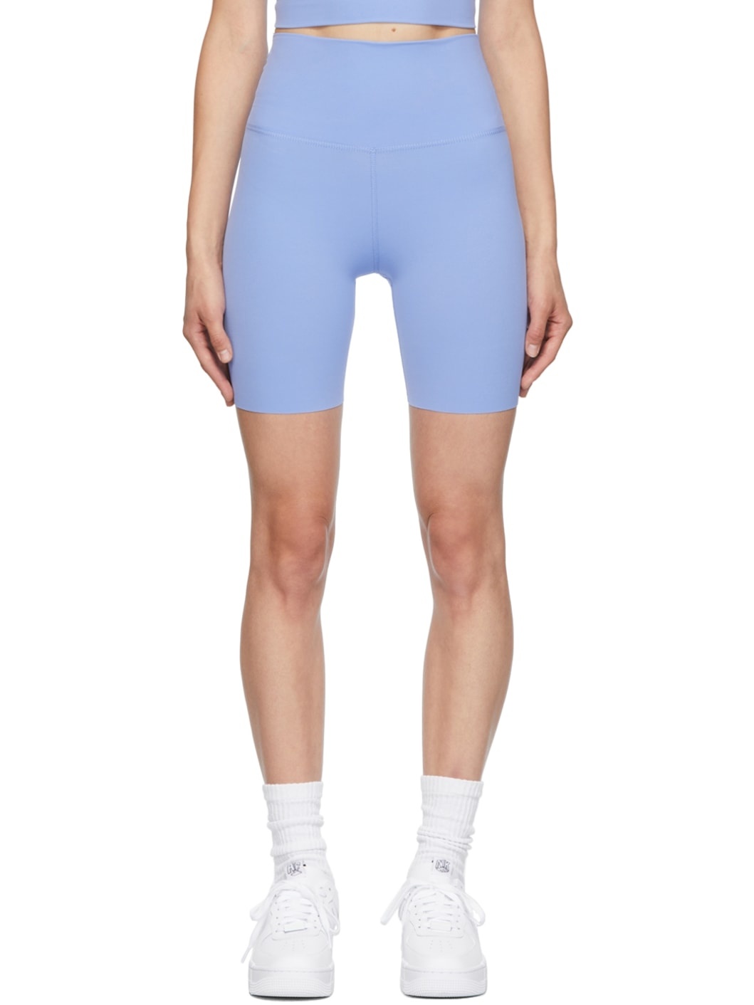 Blue Yoga Luxe Sport Shorts - 1