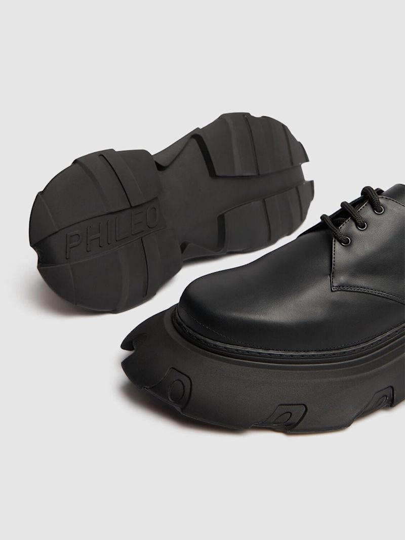 Phileo X CDG Derby Melted lace-up shoes - 4