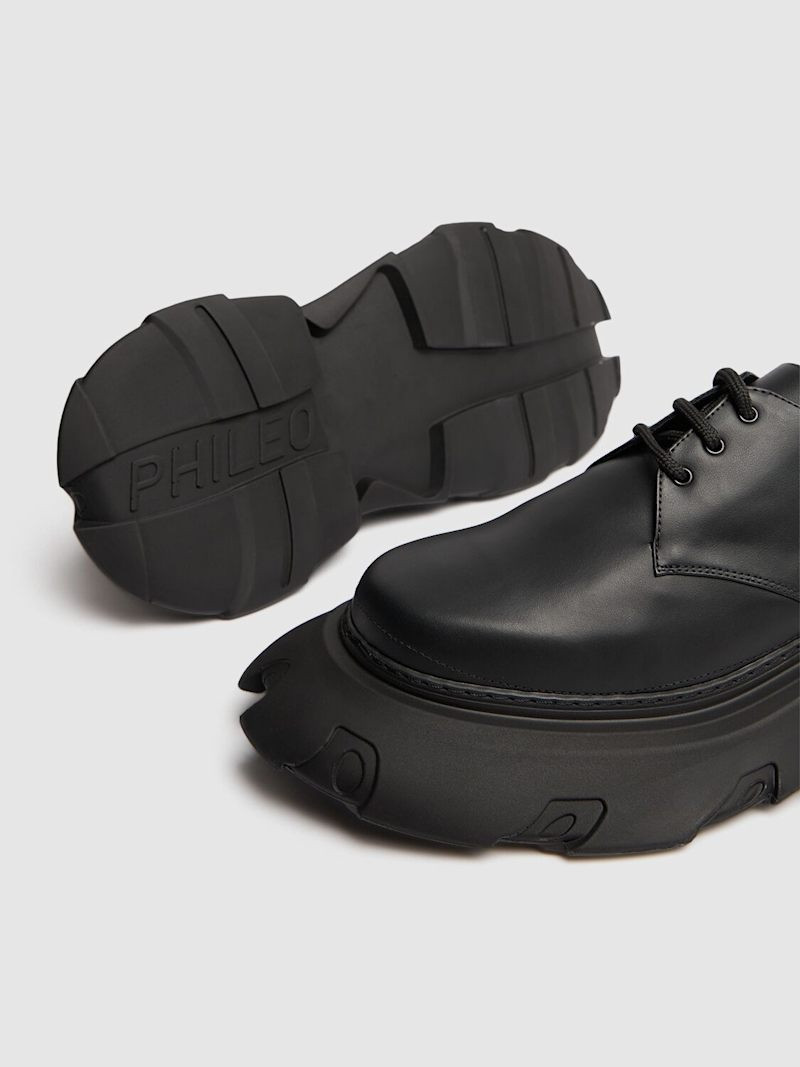 Phileo X CDG Derby Melted lace-up shoes 4