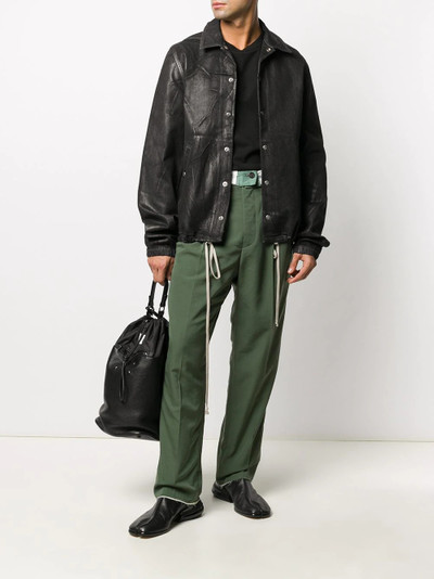 Rick Owens DRKSHDW washed-effect jacket outlook