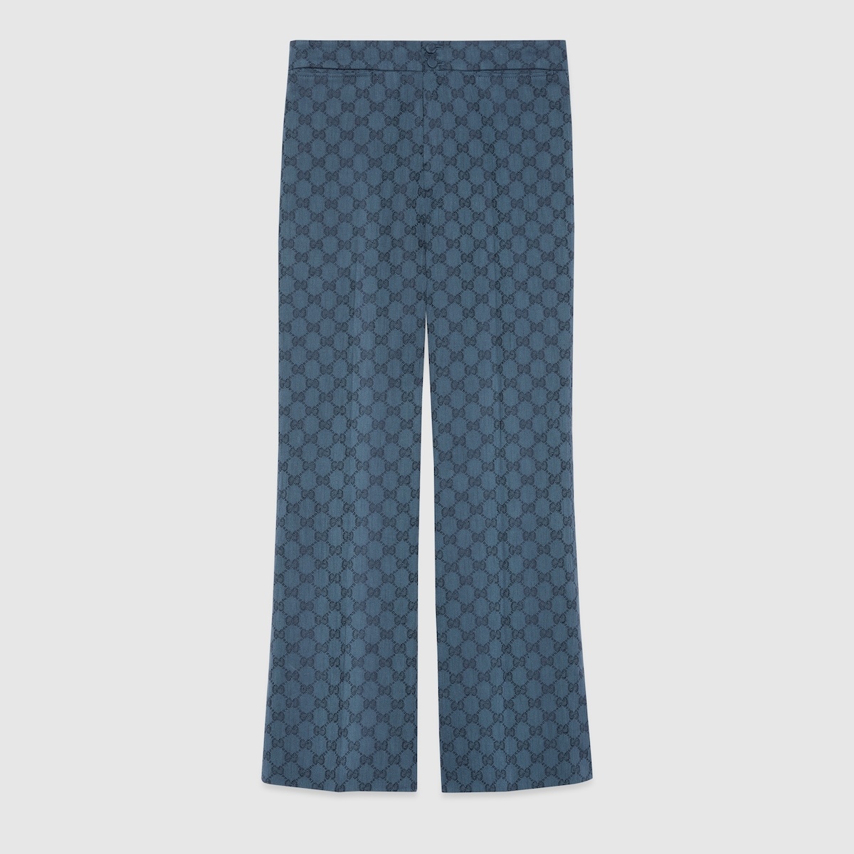 GG linen cotton jacquard pant - 1