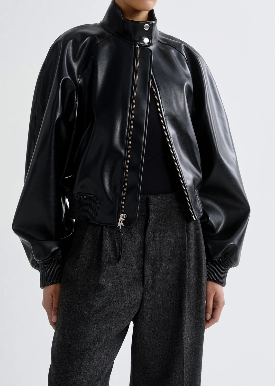 NOVA BOMBER JACKET IN BLACK - 1
