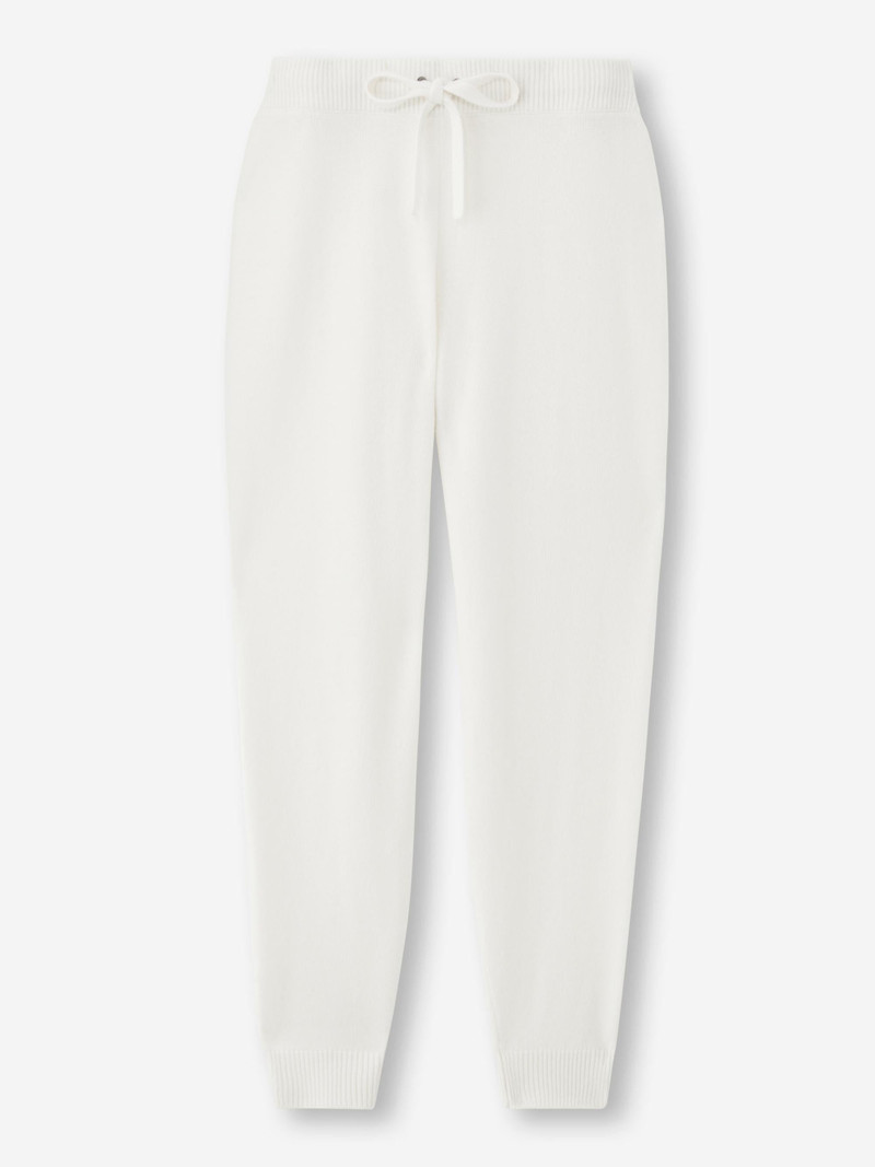 Women's Track Pants Daphne Cashmere White 6