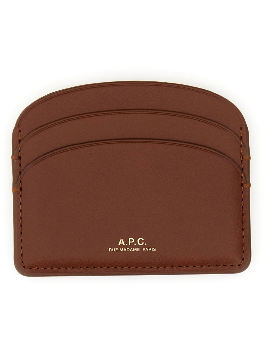 A.P.C. Women Demi Lune Card Holder - 1