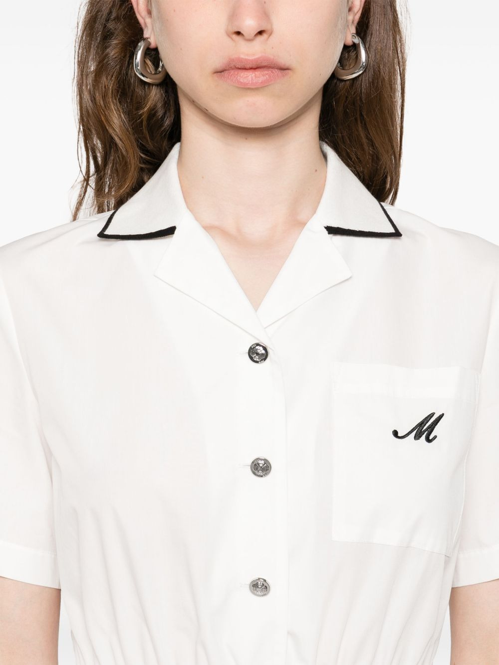 short-sleeve shirt dress - 5