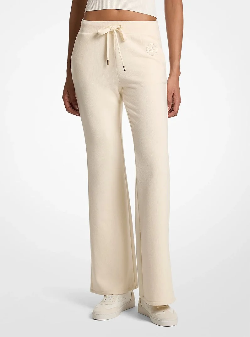 Knit Flared Pants - 1