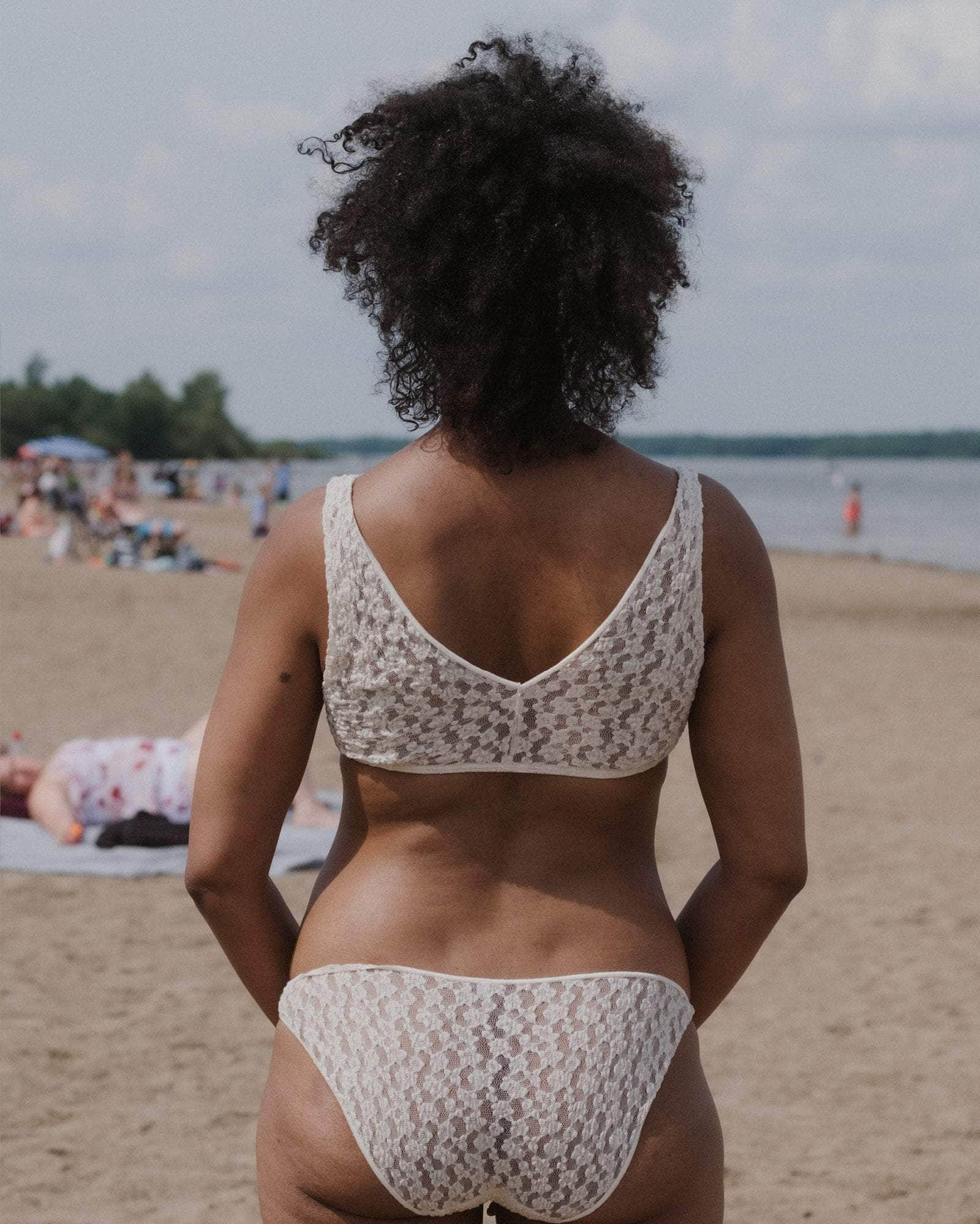 Crescent Bra - Organic Cotton Lace - 2