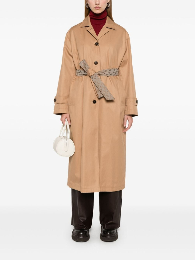 Herno belted trench coat outlook