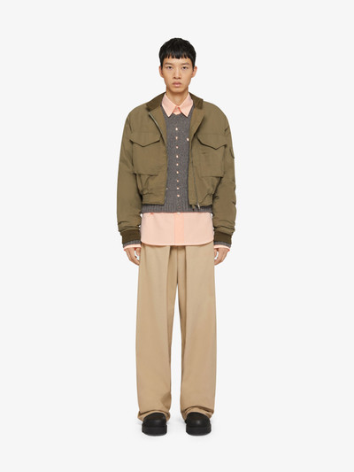 Givenchy CROPPED BOMBER JACKET IN COTTON outlook