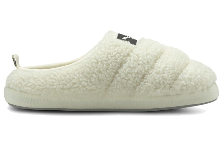 PUMA Scuff Sherpa Slippers 'Whisper White' 384943-01 - 3