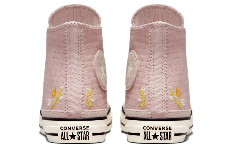 Converse (WMNS) Converse Chuck Taylor All Star High 'Autumn Embroidery Stone Mauve' A05065C outlook
