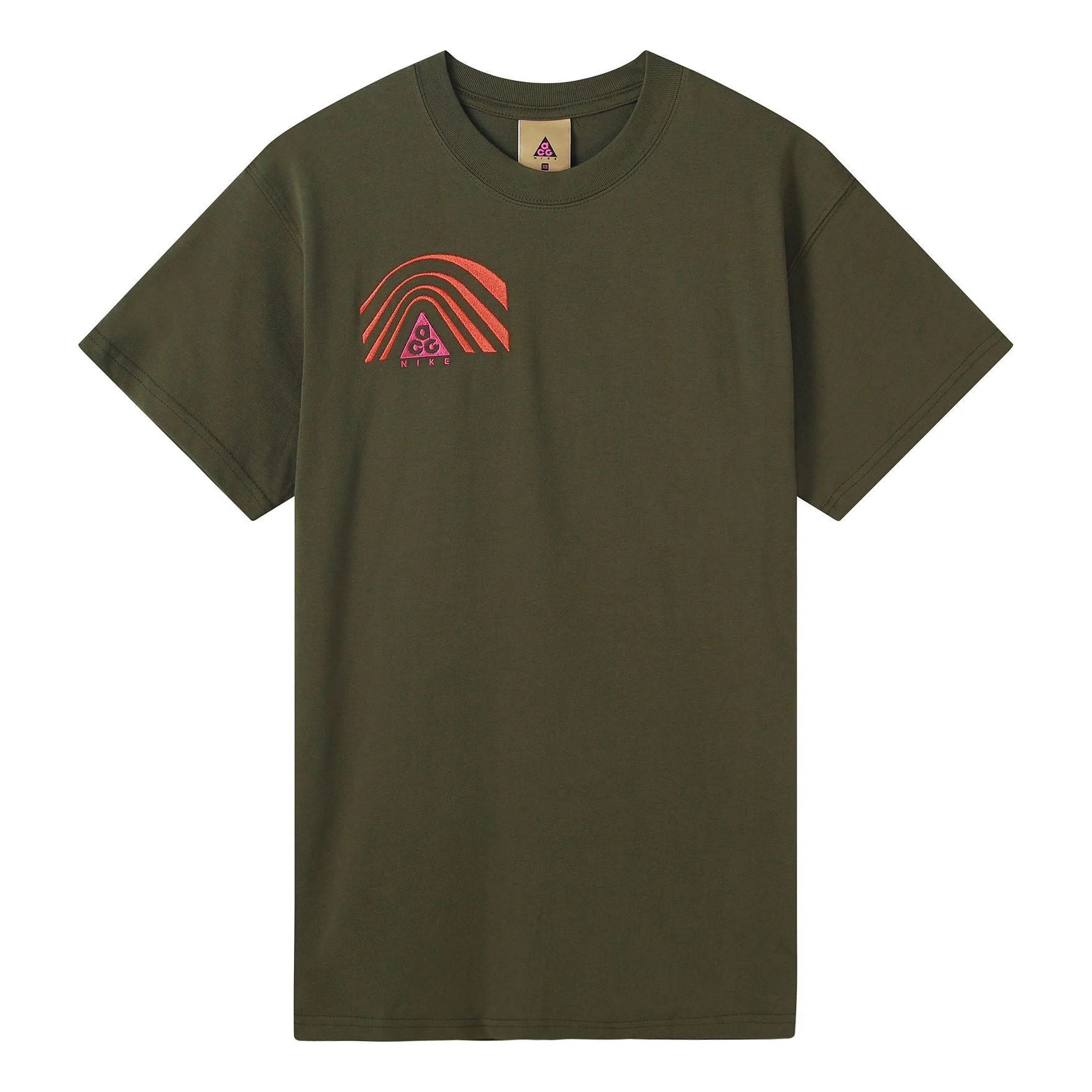 Nike ACG Series Round Neck Sports Short Sleeve Green Army green CT4169-325 - 1
