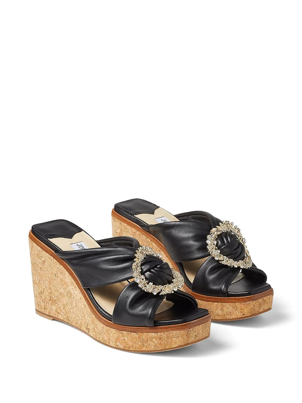 Nevara 90mm wedge sandals  - 2