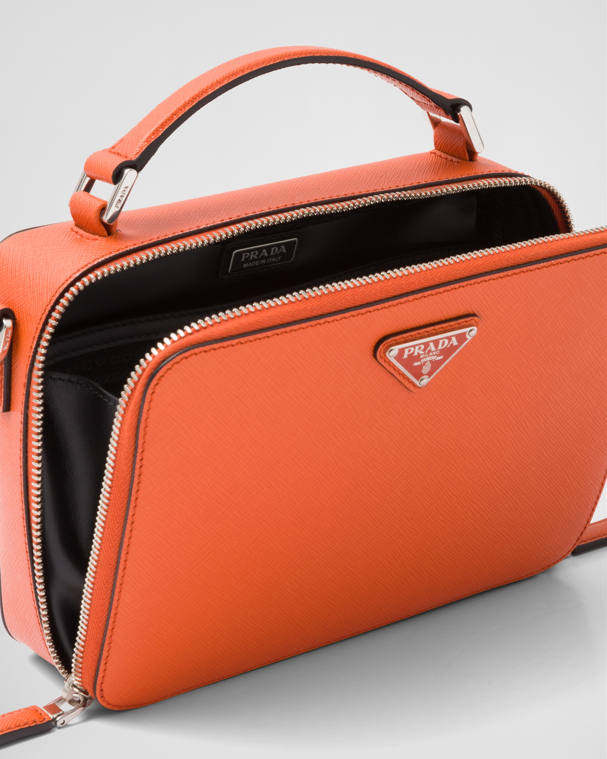 Medium Prada Brique Saffiano leather bag - 5